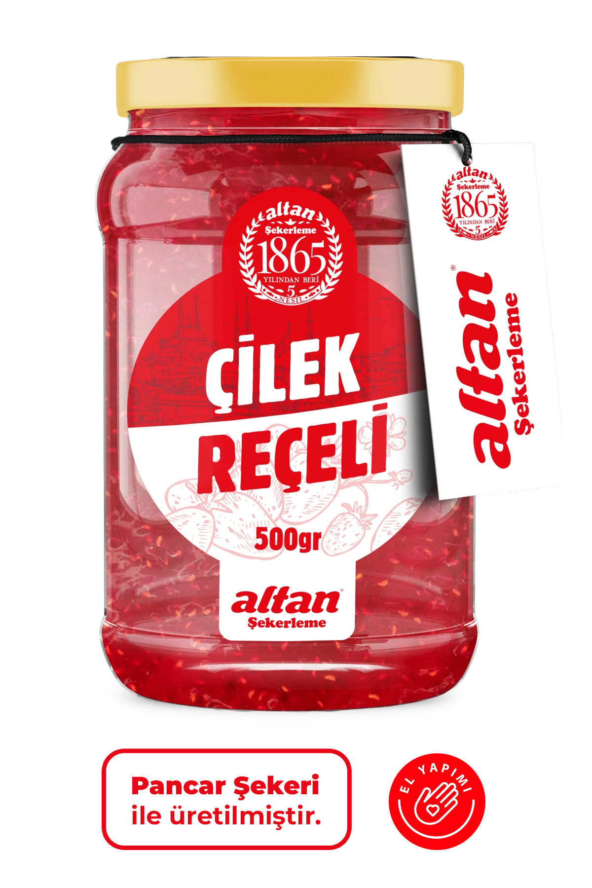 Çilek Reçeli 500 GR.