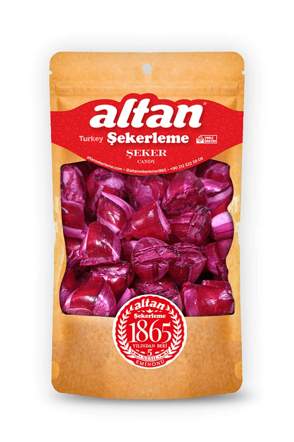 Vişne Aromalı Akide Şekeri