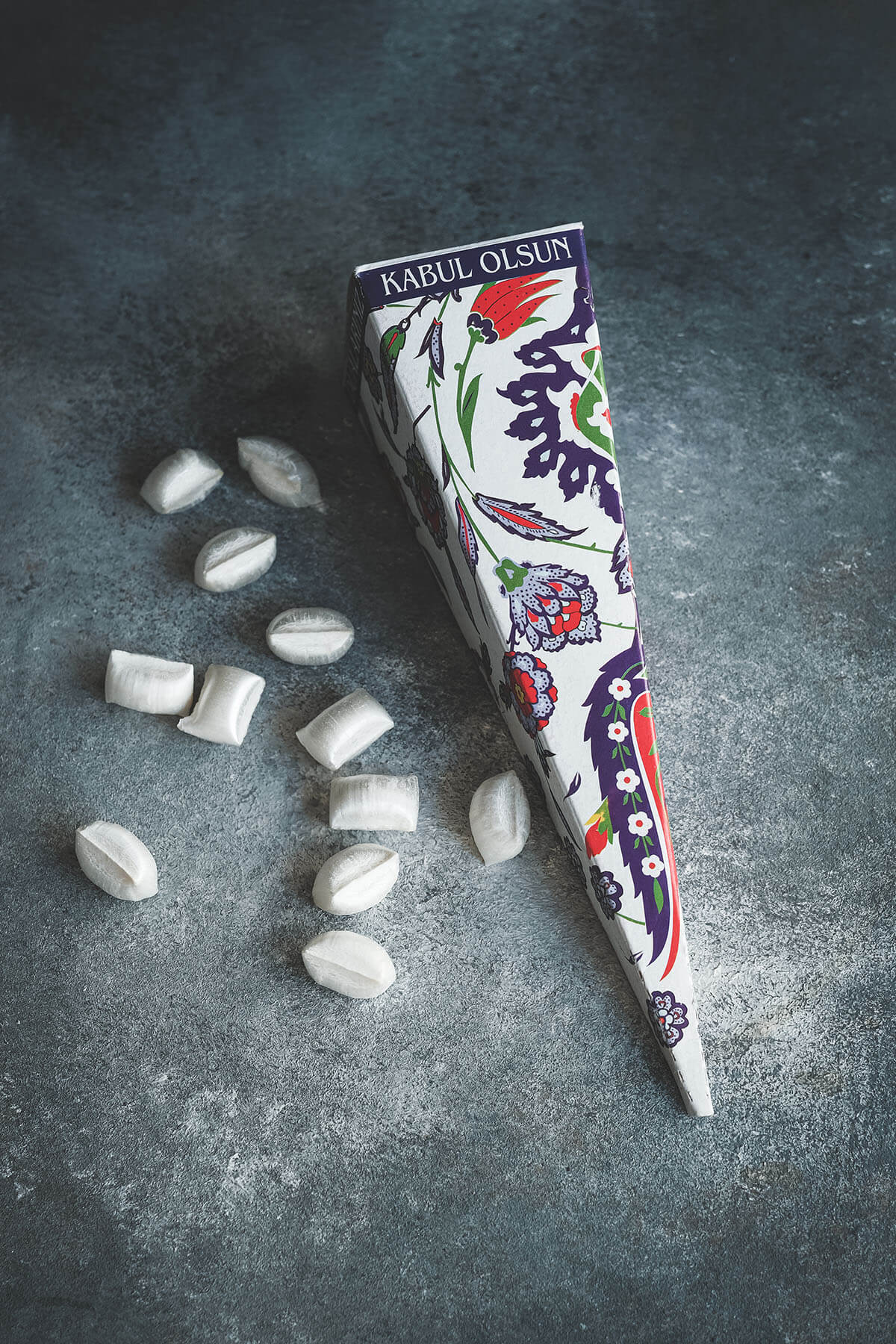 Mevlit Şekeri (Karton Kutu/Çini desenli) - 70 GR